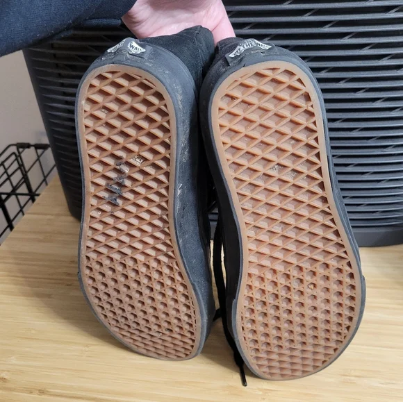 Vans Men's Black High-Top Sneakers Sk8 Hi - Picture 5 of 6